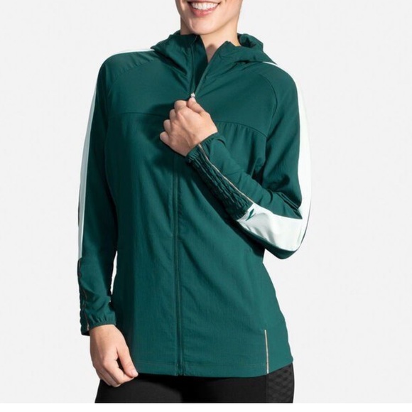 Brooks Brooks Canopy Jacket green mint size medium - Picture 1 of 16
